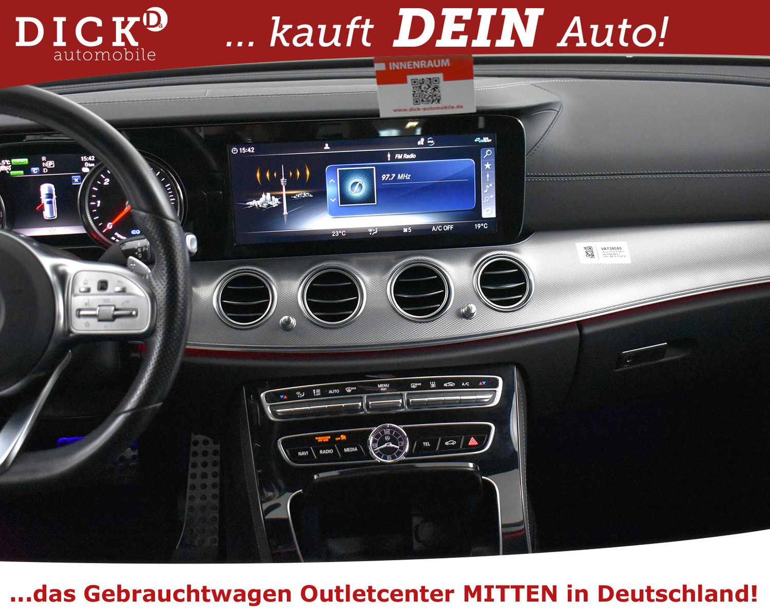 MERCEDES-BENZ E300de T 2X AMG Line HEAD+AHK+KAM+STANDHZ+COMAND - Image 14
