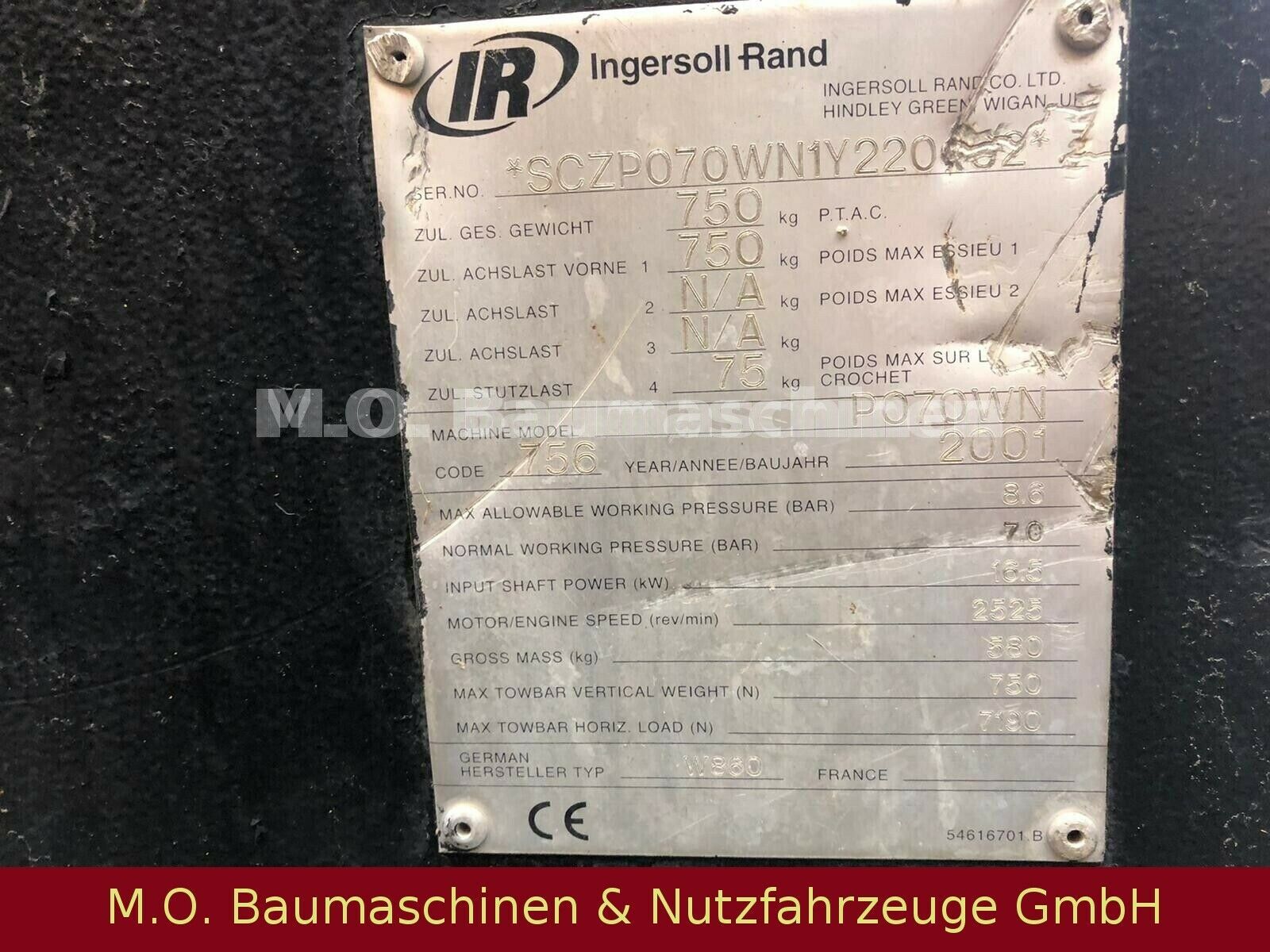 Fahrzeugabbildung Other Ingersoll-Rand / Kompressor / 7 bar / 750 Kg