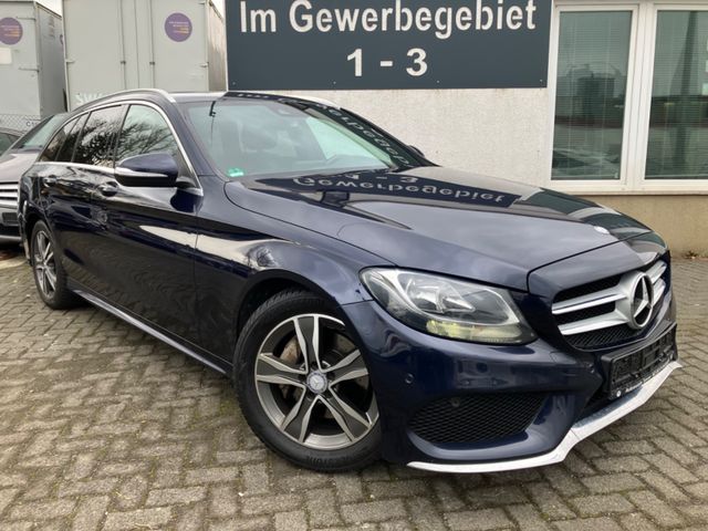 Mercedes-Benz C 220 T AMG-Line  2.HAND-NAVI-LED-LEDER-SHZ-PDC