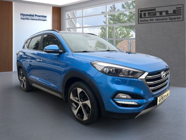 Fahrzeugabbildung Hyundai Tucson Premium 4WD 1.6 +LEDER+KLIMA+PDC+RFK+NAVI