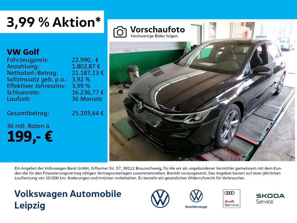 Volkswagen Golf VIII 1.5 eTSI R-Line *DSG*LED*Einparkhilfe