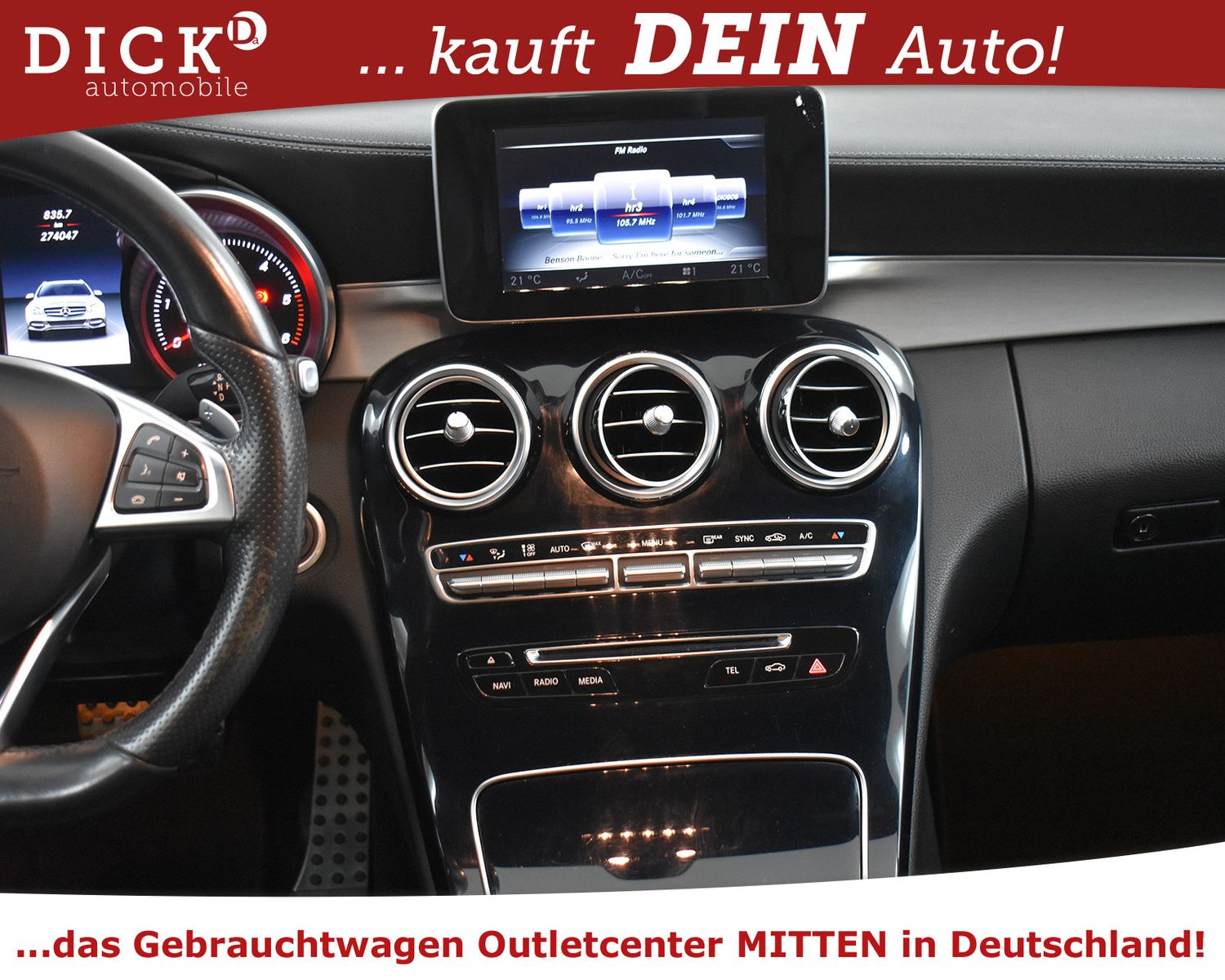 MERCEDES-BENZ C 220d T 7G-Tr AMG Line NIGHT+LED+BURMES+SHZ+18" - Image 14