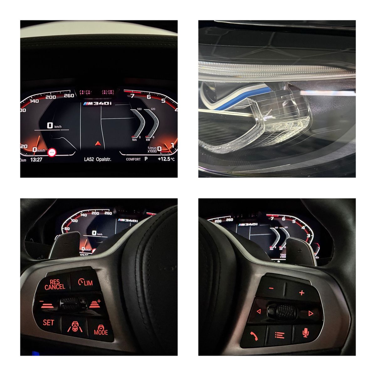 Fahrzeugabbildung BMW M340 i xDrive/PANO/HuD/H&K/VRTL/LASER/DE FZG