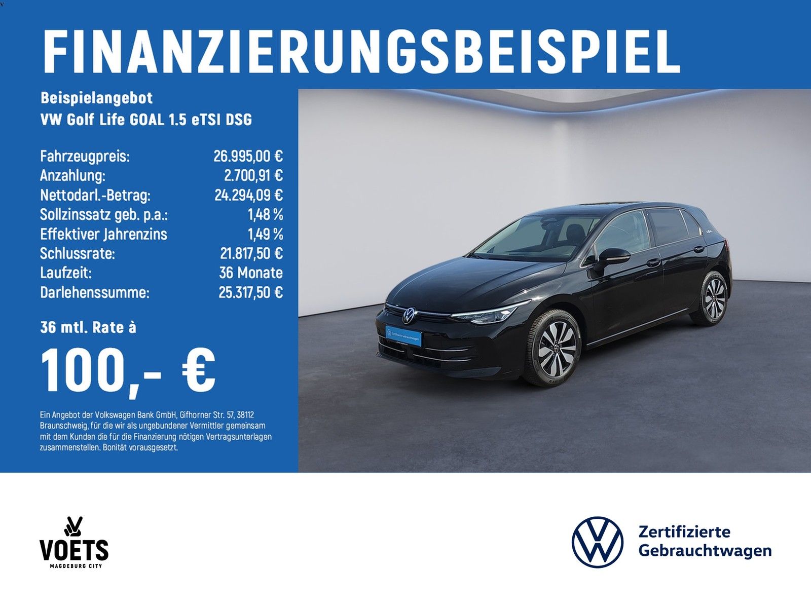 Volkswagen Golf Life GOAL 1.5 eTSI DSG AHK+LED+NAVI+ACC+SHZ