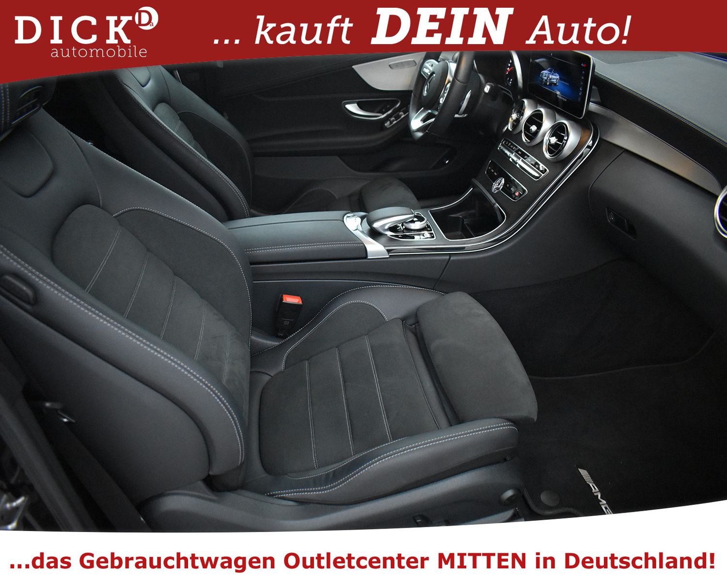 MERCEDES-BENZ C300 Cabrio 2X AMG LIne BURMES+LED+KAMER+AHK+19" - Image 11