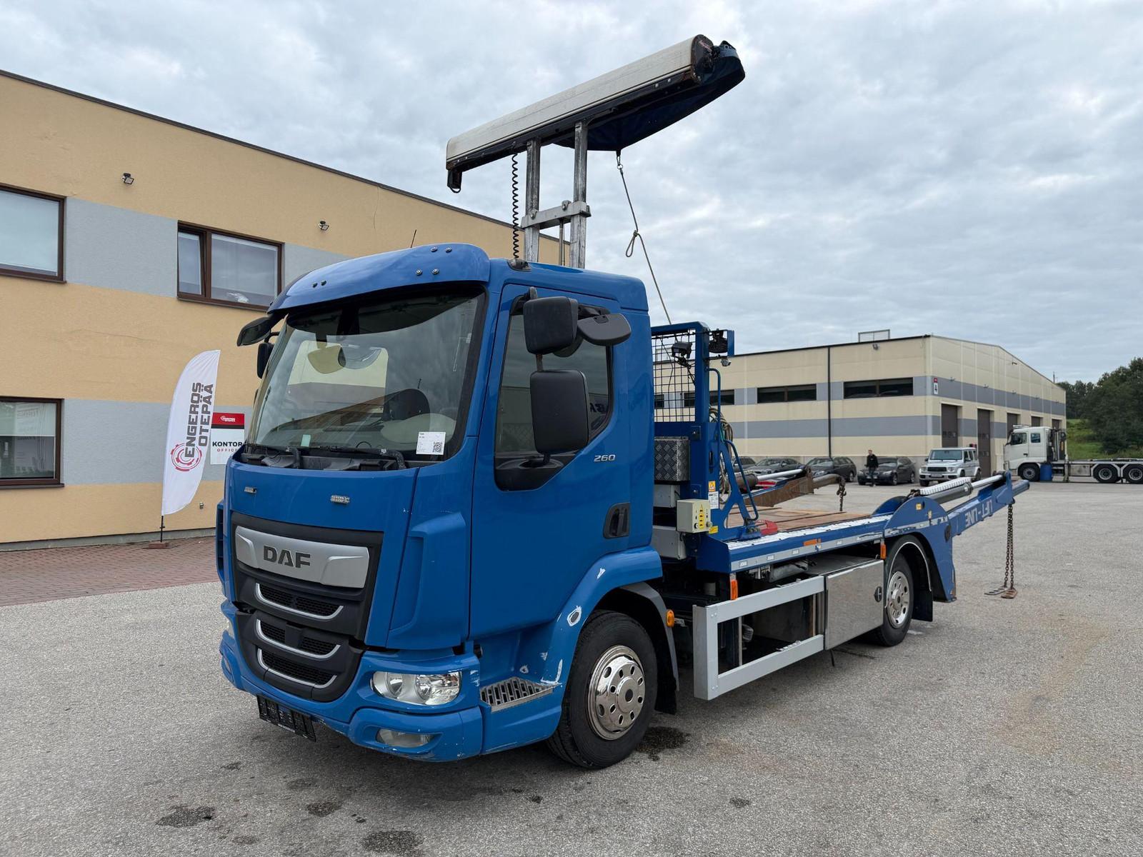 DAF LF260 4X2 EURO6 + JOAB + CARGO COVER + WINCH + M