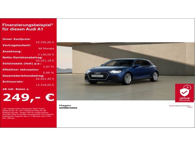 Audi A1 Sportback 25 TFSI S-tronic LED MMI SHZ DAB ad