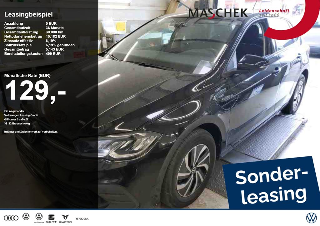 Volkswagen Polo Life 1.0 TSI Sonderleasing! RearView Sitzh.