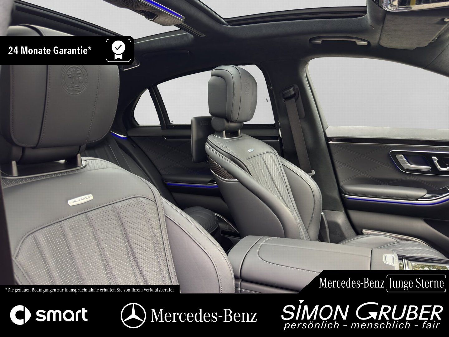 Fahrzeugabbildung Mercedes-Benz S 63 e Perfo L Chauffeur Carbon Burm4D Fondent.