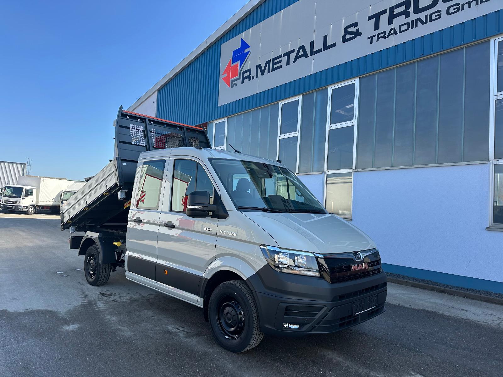 MAN 3.160 TGE 4x4 Allrad Doka 3Seitenkipper Neuwagen