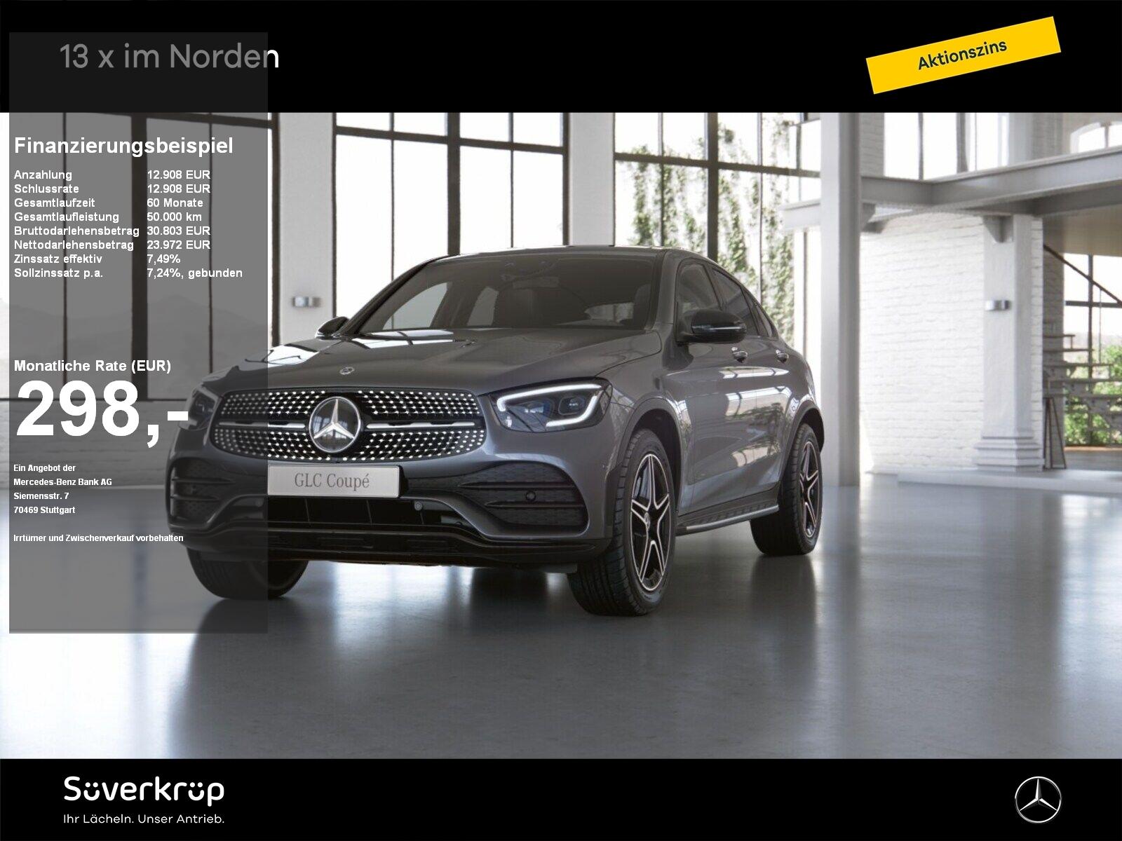 Mercedes-Benz GLC 300 d 4M Coupé AMG BURM NIGHT MULTI AHK SPUR