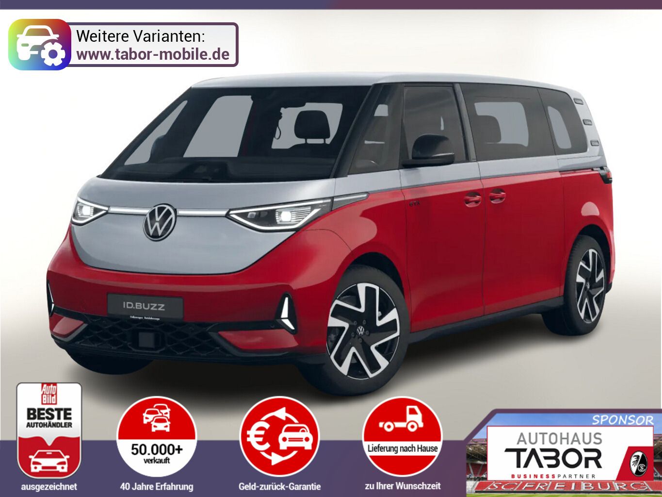 Volkswagen ID.Buzz 86kWh 4M GTX LR 7S Pano AHK UVP-17%*