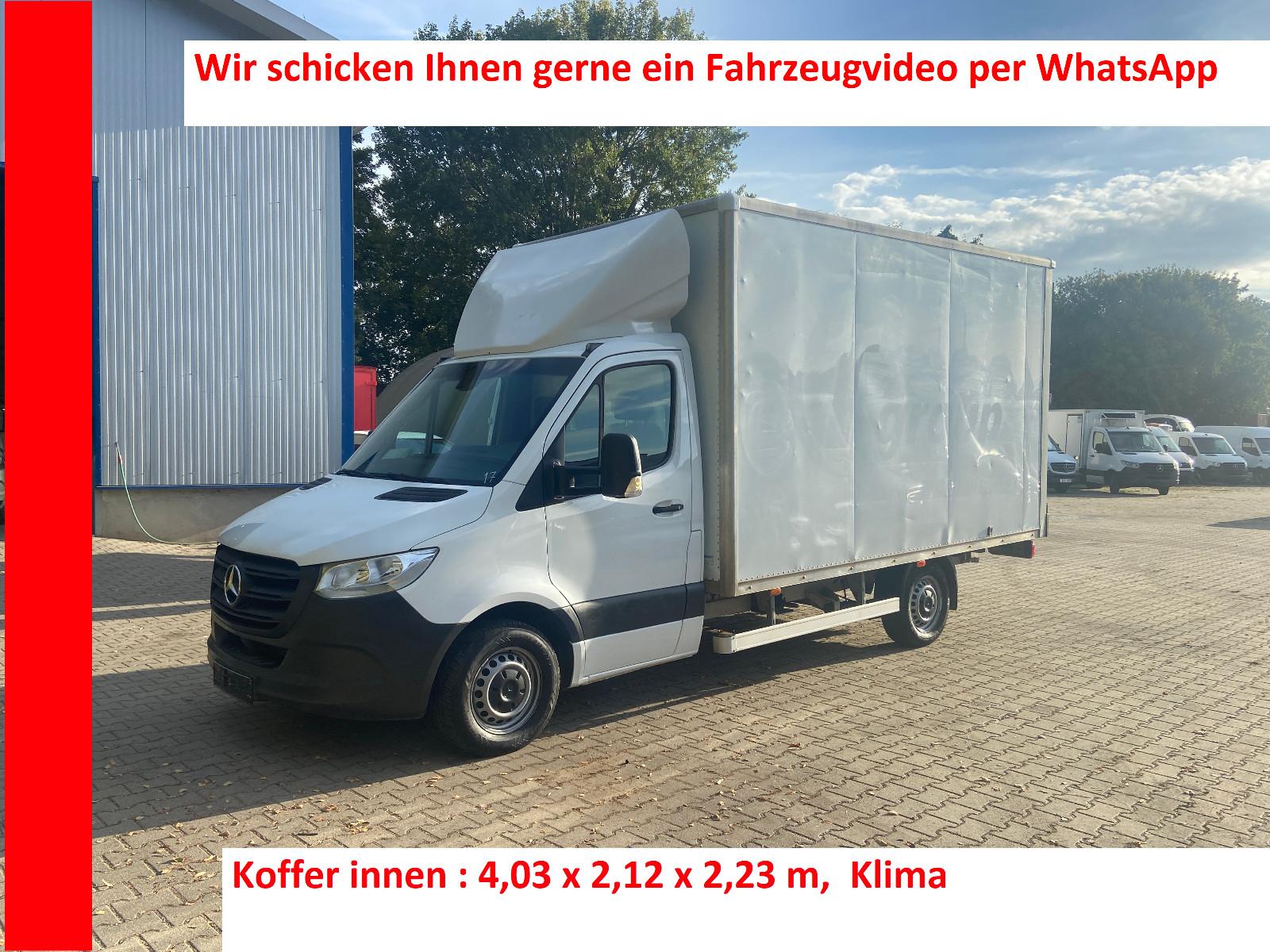 Mercedes-Benz Sprinter 314 Maxi,Klima, Koffer 4,03x2,12x2,23 m
