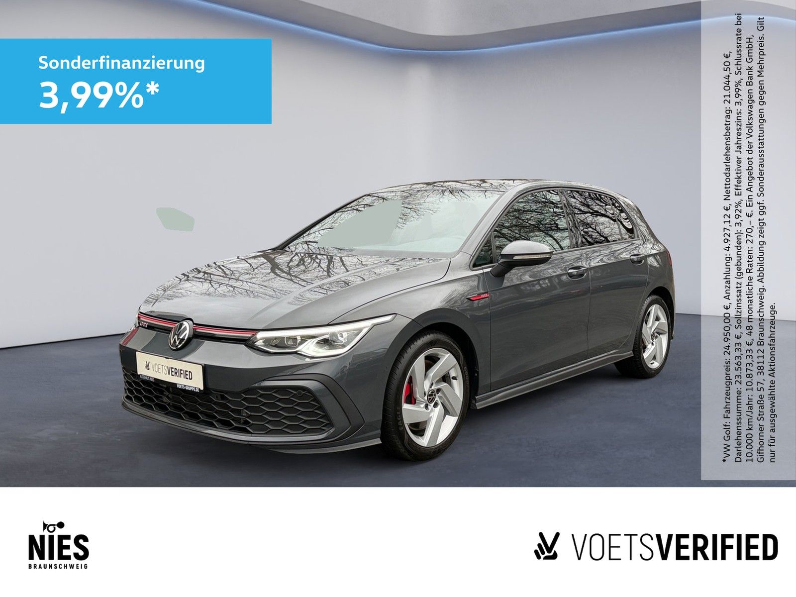 Volkswagen Golf GTI 2.0 TSI DSG LED+RearView+STANDHZG
