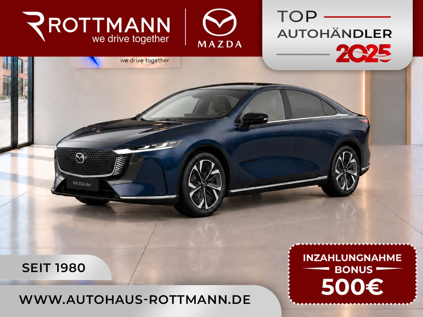 Mazda 6e EV 258ps Aut. Takumi Plus/Sony/360°/Leder/Pan