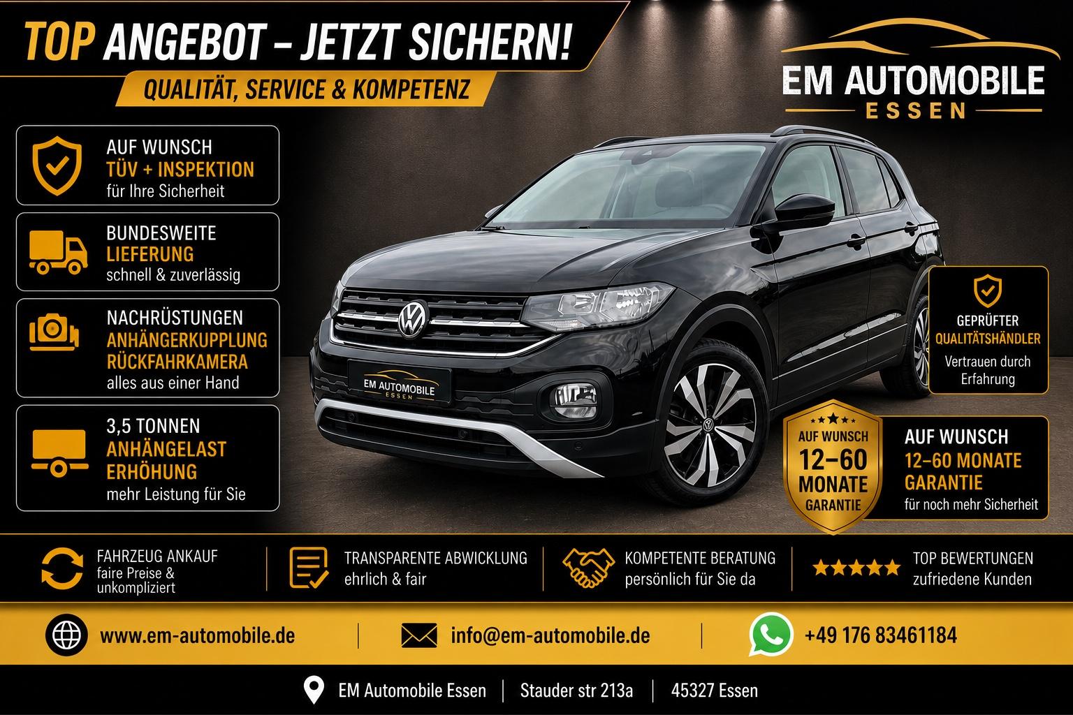 Volkswagen T-Cross Life 1.0 Benzin*1HAND *KLIMA*Sitzheizung