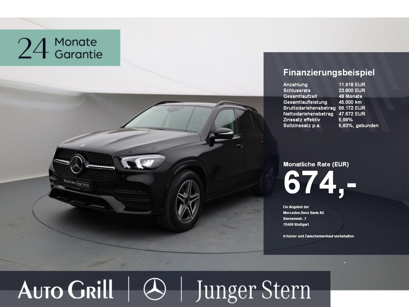 MERCEDES-BENZ GLE 350 de 4M AMG Pano Distronic AHK Kamera