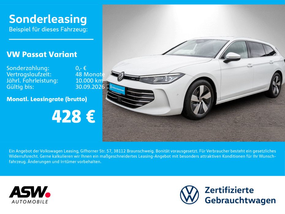 Passat Variant Elegance 2.0 TDI DSG LED 360° AHK
