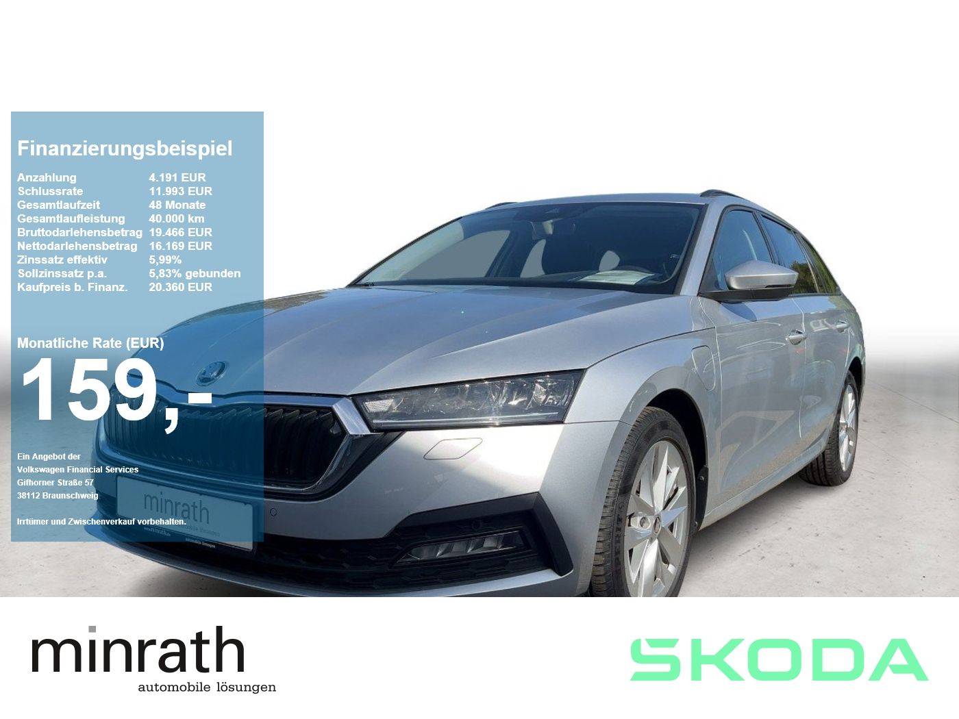 Skoda Octavia Combi Ambition iV 1.4 DSG LED+NAV+RFK+SH