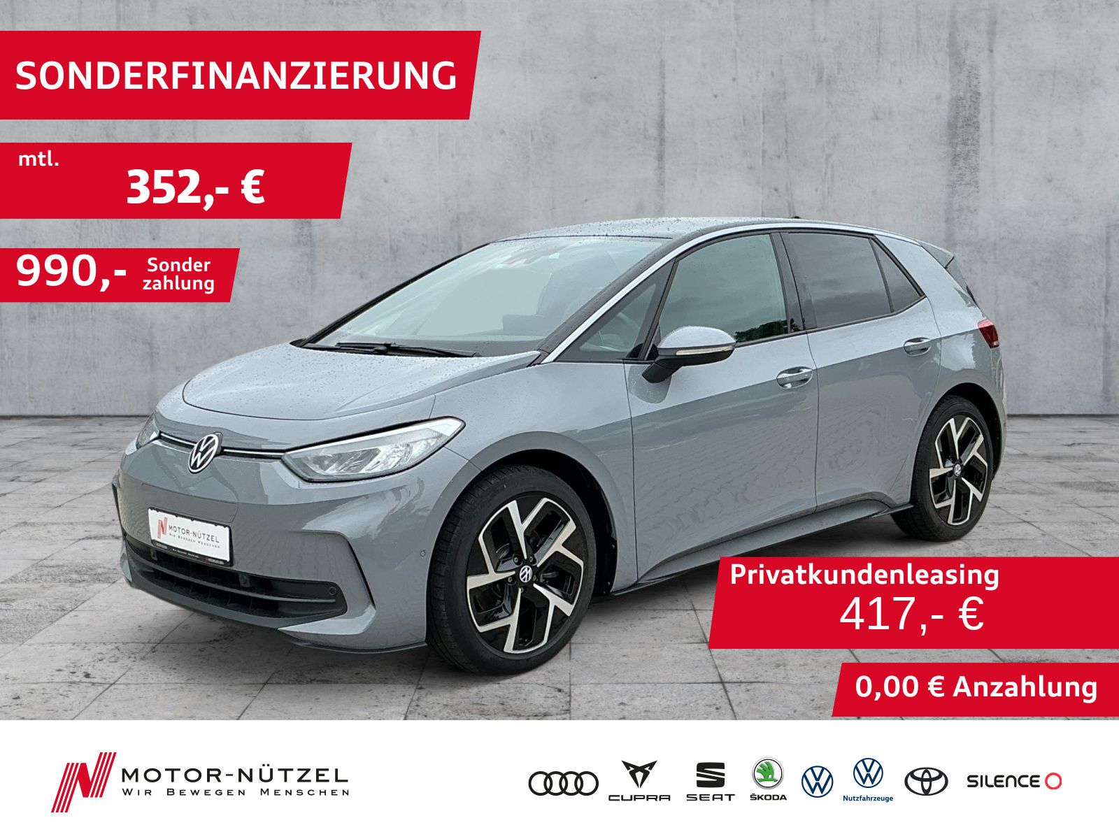 VW ID.3 150 kW Pro MOVE FACELIFT LED+NAV+ACC+SHZ+18
