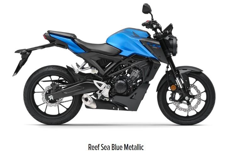 Honda CB125R - Sea Blue & Cynos Gray, Tageszulassung