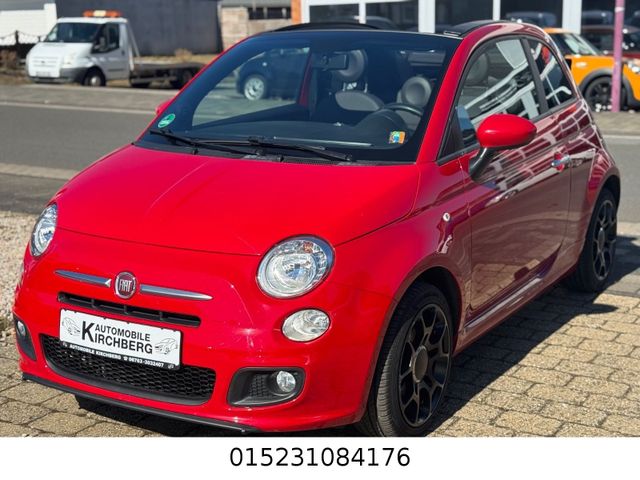 Fiat 500 S Cabrio+Teilleder+Digital Tachoo+PDC H+