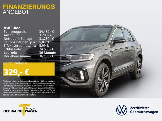 Volkswagen T-Roc 1.5 TSI DSG R-LINE LM18 ACC KAMERA LED