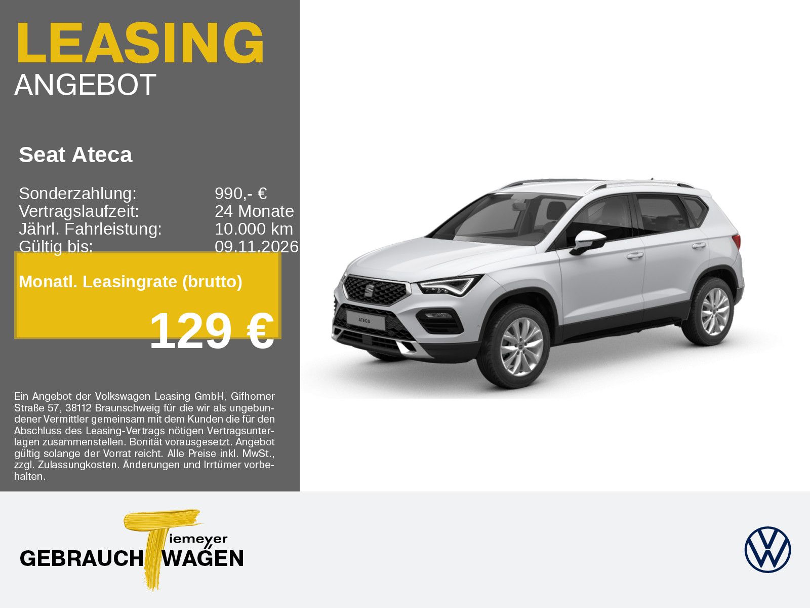 Seat Ateca 1.5 TSI STYLE SIDE-ASSIST NAVI+ PARKLENK e