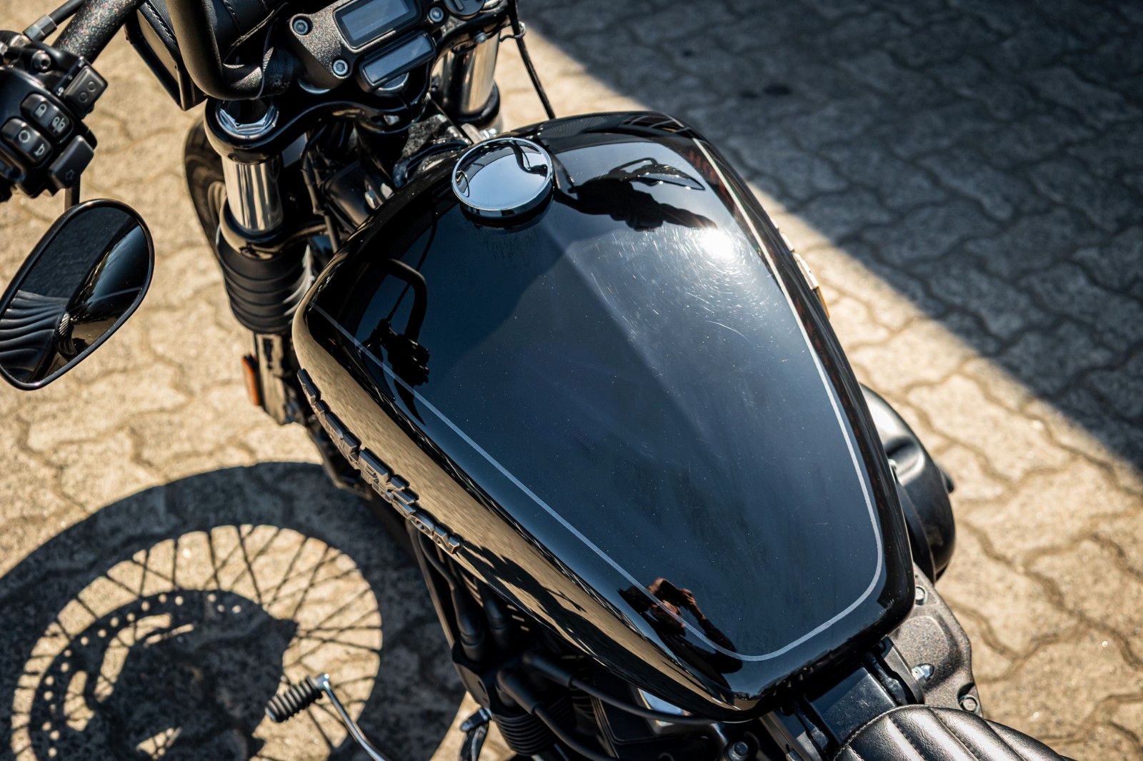 Fahrzeugabbildung Harley-Davidson STREET BOB FXBB - Heckumbau 200er Hinterreifen