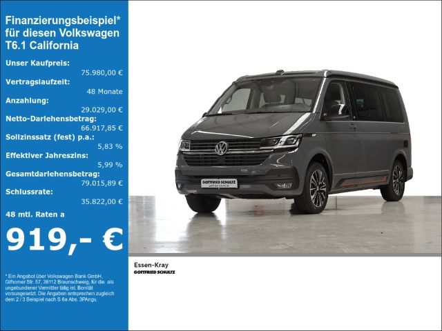 Volkswagen T6.1 California Ocean Edition 110kW TDI DSG