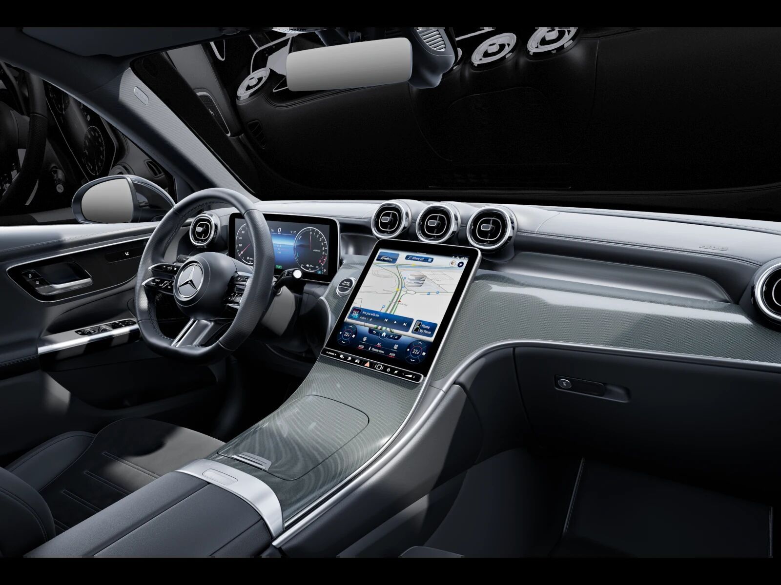 Mercedes-Benz GLC 300 e 4M AMG ADVANCED TEMPO 360 SHZ NIGHT foto 13