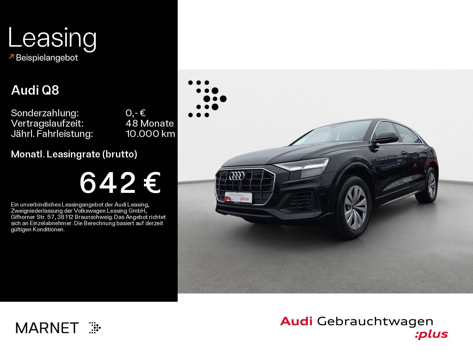 AUDI Q8 55 TFSI e quattro*Navi*LED*Alu*PDC*Virtual Co
