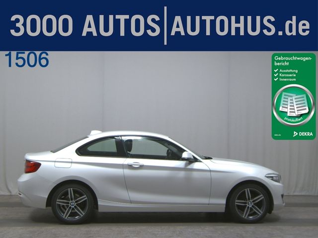 BMW 218d Coupe Sport Line Navi PDC LED AUT KlimaA