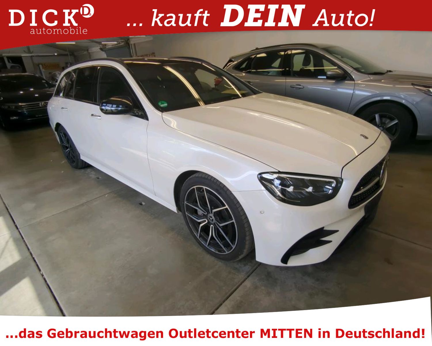 Fahrzeugabbildung Mercedes-Benz E220d T 4Mat 9G AMG/LED/ACC/PANO/VIRTU/LEDER/SHZ