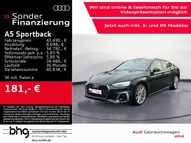 Audi A5 Sportback 40 TFSI quattro S-line Matrix/ACC/A