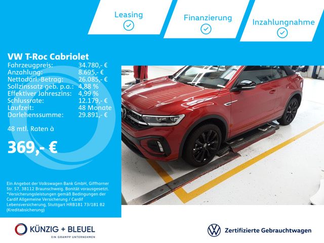 Volkswagen T-Roc Cabriolet R-Line 1.5 TSI DSG*NAV*BEATS*SHZ