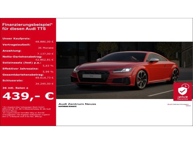 Audi TTS Coupe quattro Matrix-LED B&O Navi Leder digi