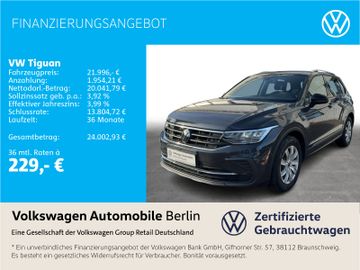 Volkswagen Leasingangebot: Volkswagen Tiguan 1.5 TSI Active Navi LED SHZ PDC