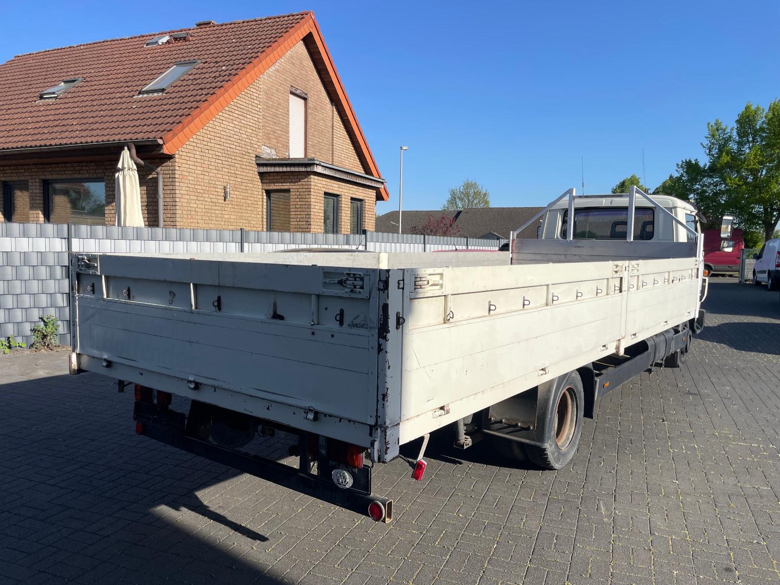 MAN 8.150 Pritsche 6,20m. 1. Hand, 167.000 km