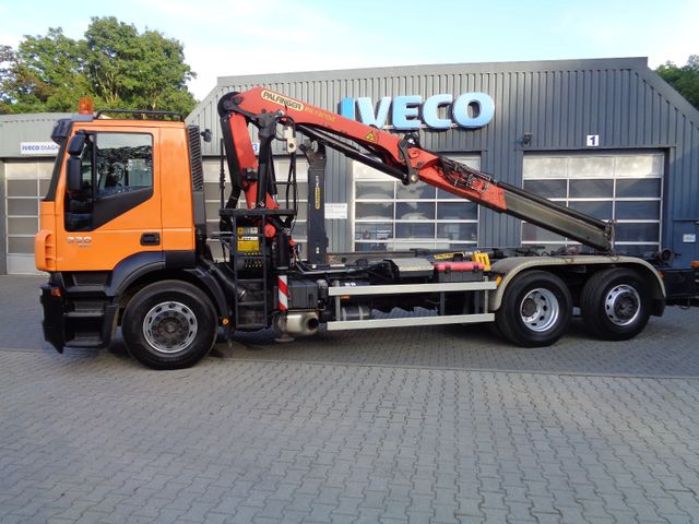 Iveco AD260S33Y/PS Abrollkipper Ladekran