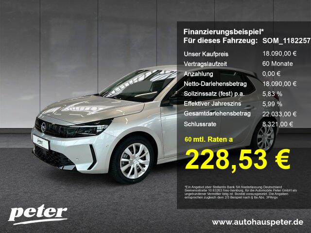 Opel Corsa F Edition 1.2 +Allwetter+Kamera+Totwinkel+