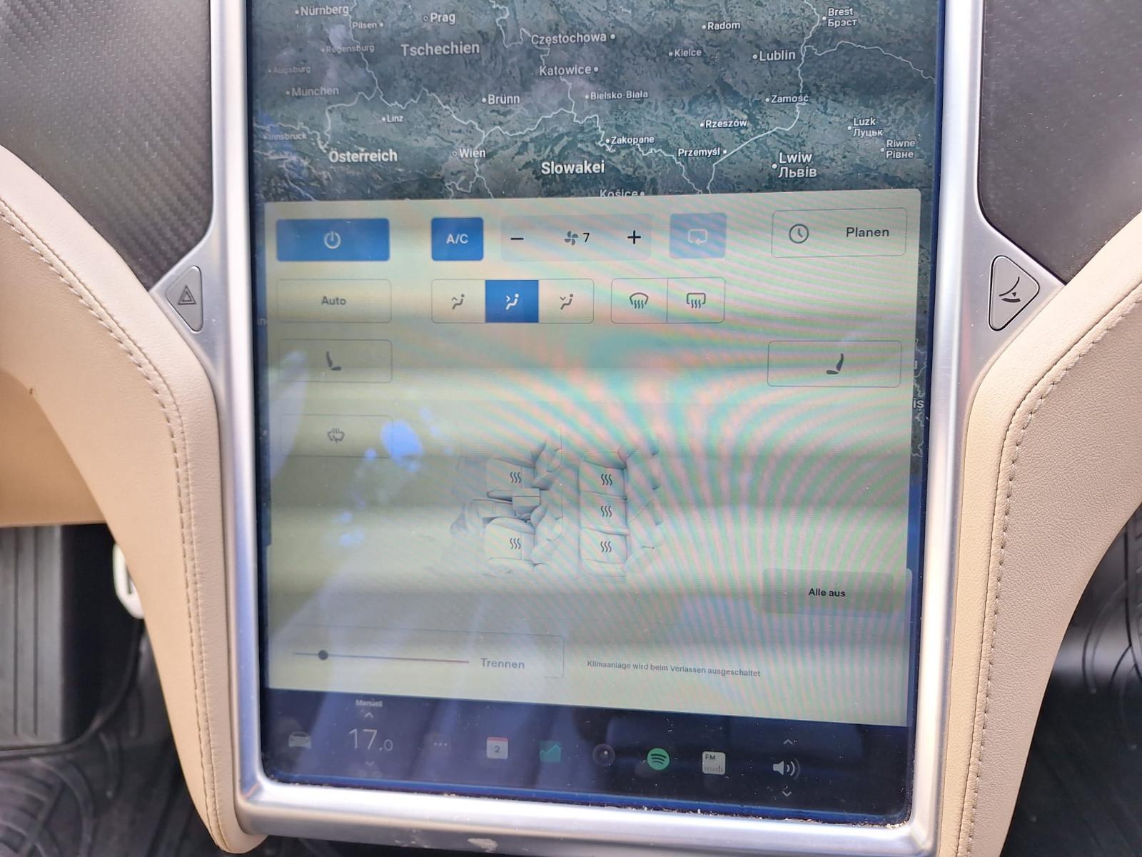 Tesla Model S P85 | 367 ch | BVA | Batterie SOH 93 % | Toit panoramique | Suspension pneumatique | Cuir | GPS