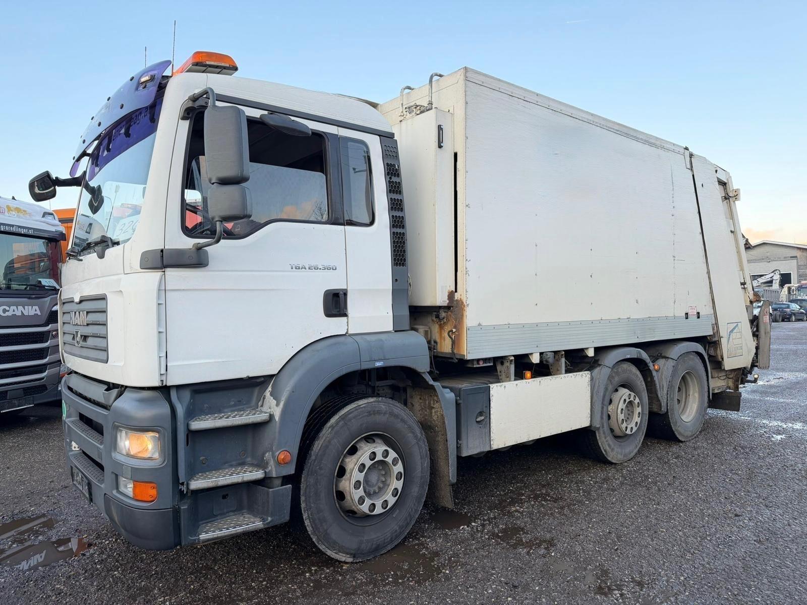 MAN TGA 26.360 6x2/BL MÜLLWAGEN*2007*1HAND*EURO4*TÜV