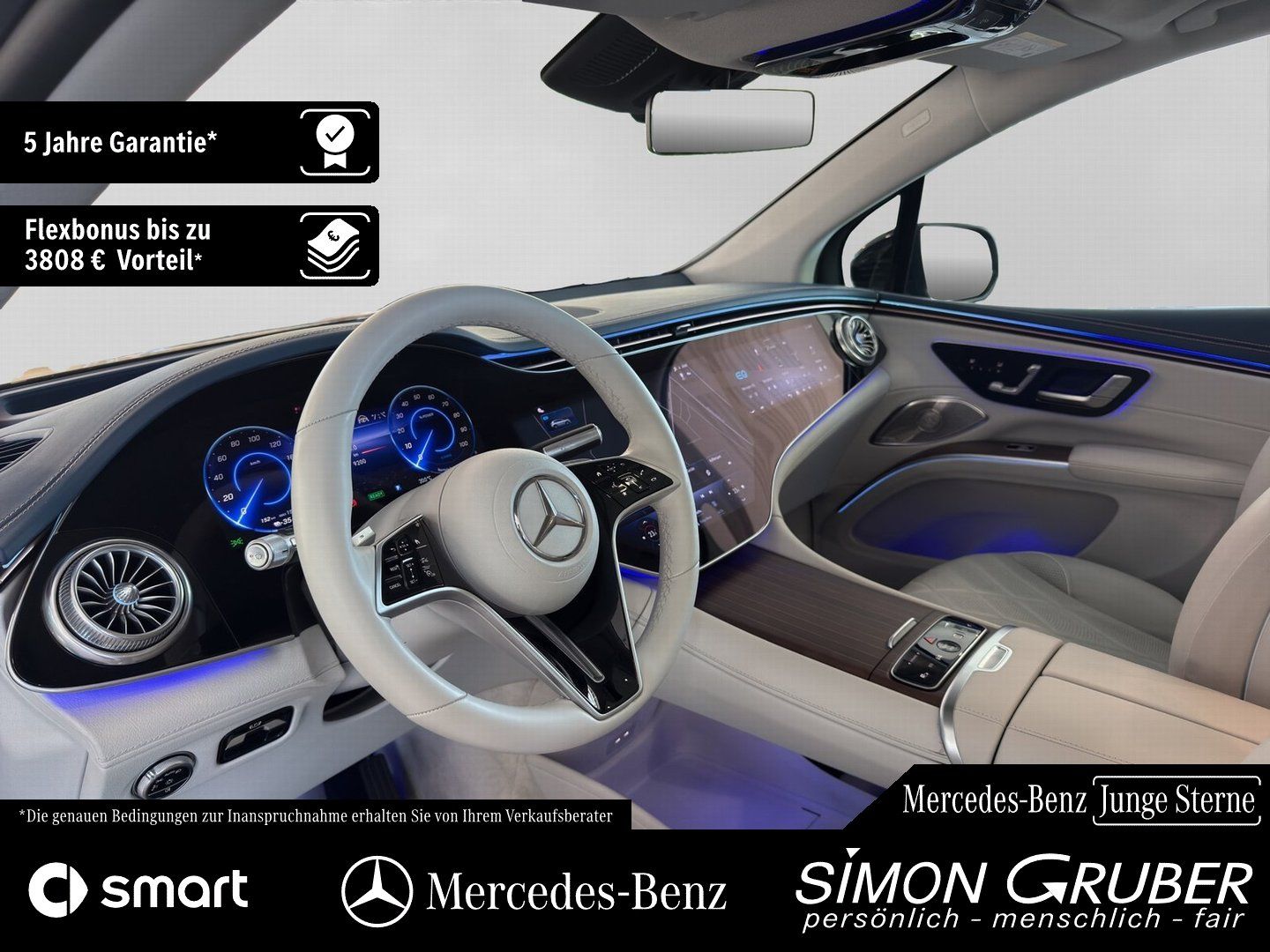 Fahrzeugabbildung Mercedes-Benz EQS 580 4M SUV AMG Night Business Class 7Sitzer