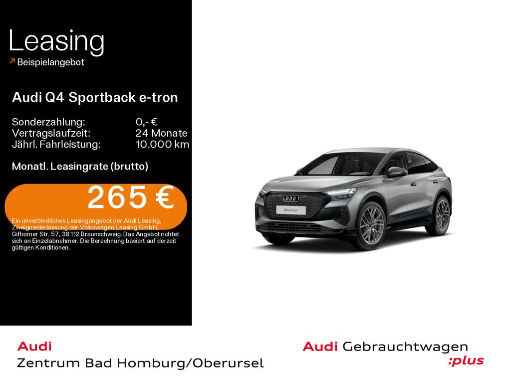 Audi Q4 Sportback e-tron 50 quattro*Navi*LED*AHK*SONO