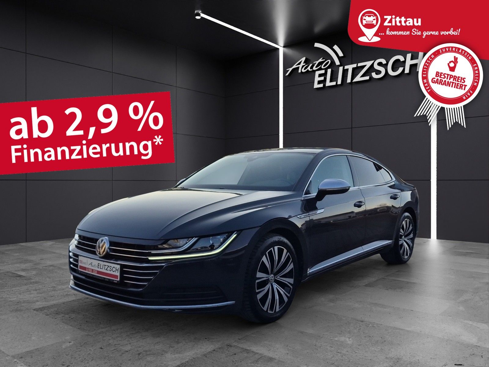 Fahrzeugabbildung Volkswagen Arteon Elegance 2.0 TSI AHK Navi LED Leder