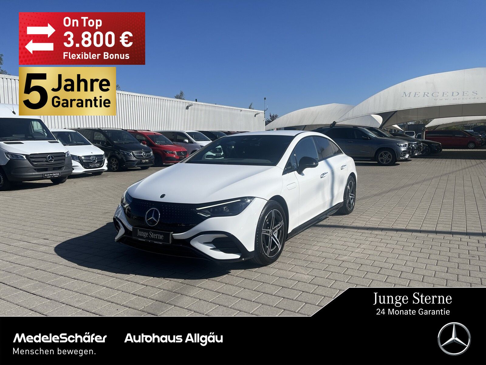 MERCEDES-BENZ EQE 300 AMG Night LEDER Fahr-Assi AHK D-Light
