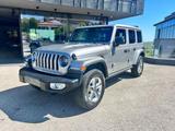 Jeep JEEP Wrangler Unlimited 2.2 Mjt II Sahara Capote - silberne Jeep Wrangler