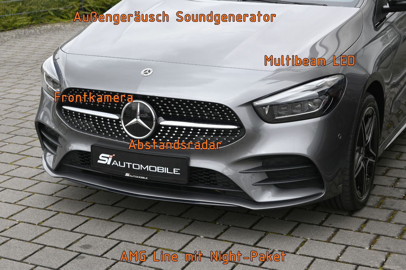 Fahrzeugabbildung Mercedes-Benz B 250 e Hybrid AMG LINE Night °ACC°AHK°360°MEMO°