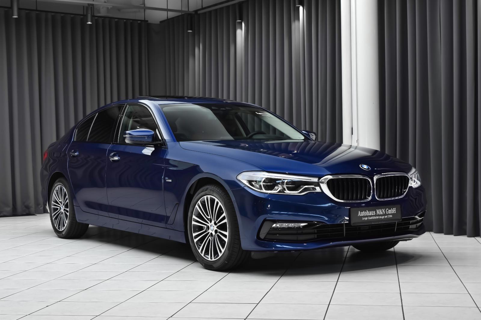 BMW 530D 3.0 265ch SPORT LINE - HUD - CUIR - TOIT PANORAMIQUE - CHAUFFAGE AUXILIAIRE